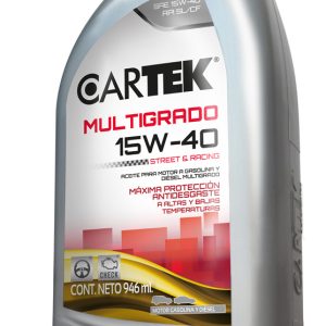 ACEITE PARA MOTOR MULTIGRADO- CARTEK 15W-40 DIESEL/GASOLINA