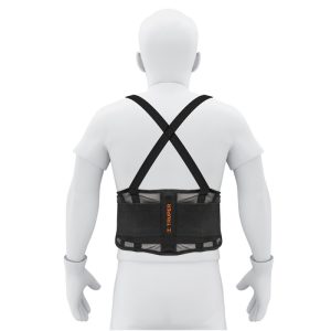FAJA LUMBAR MALLA TRANSPIRABLE CON 5 VARILLAS
